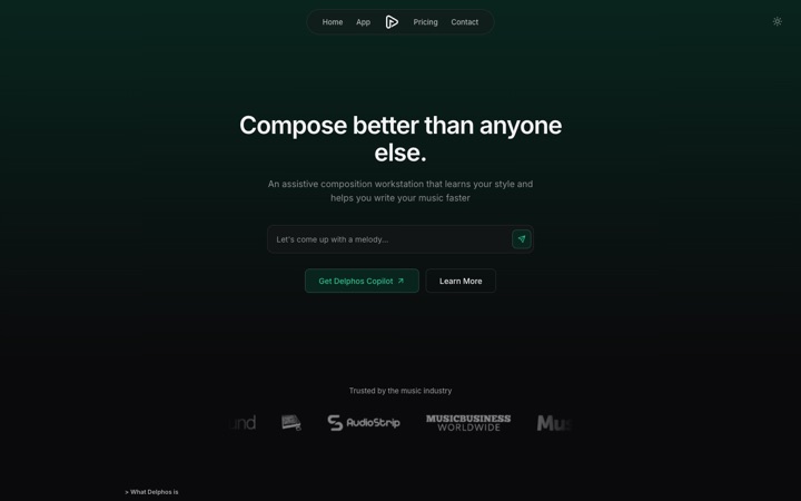 Delphos — AI music copilot